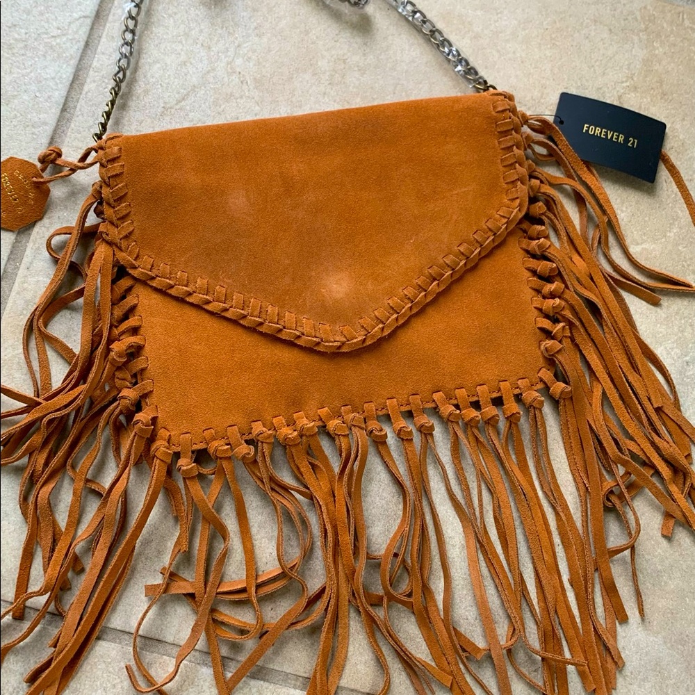 Forever 21 purse/clutch in Brun Clair Tan.